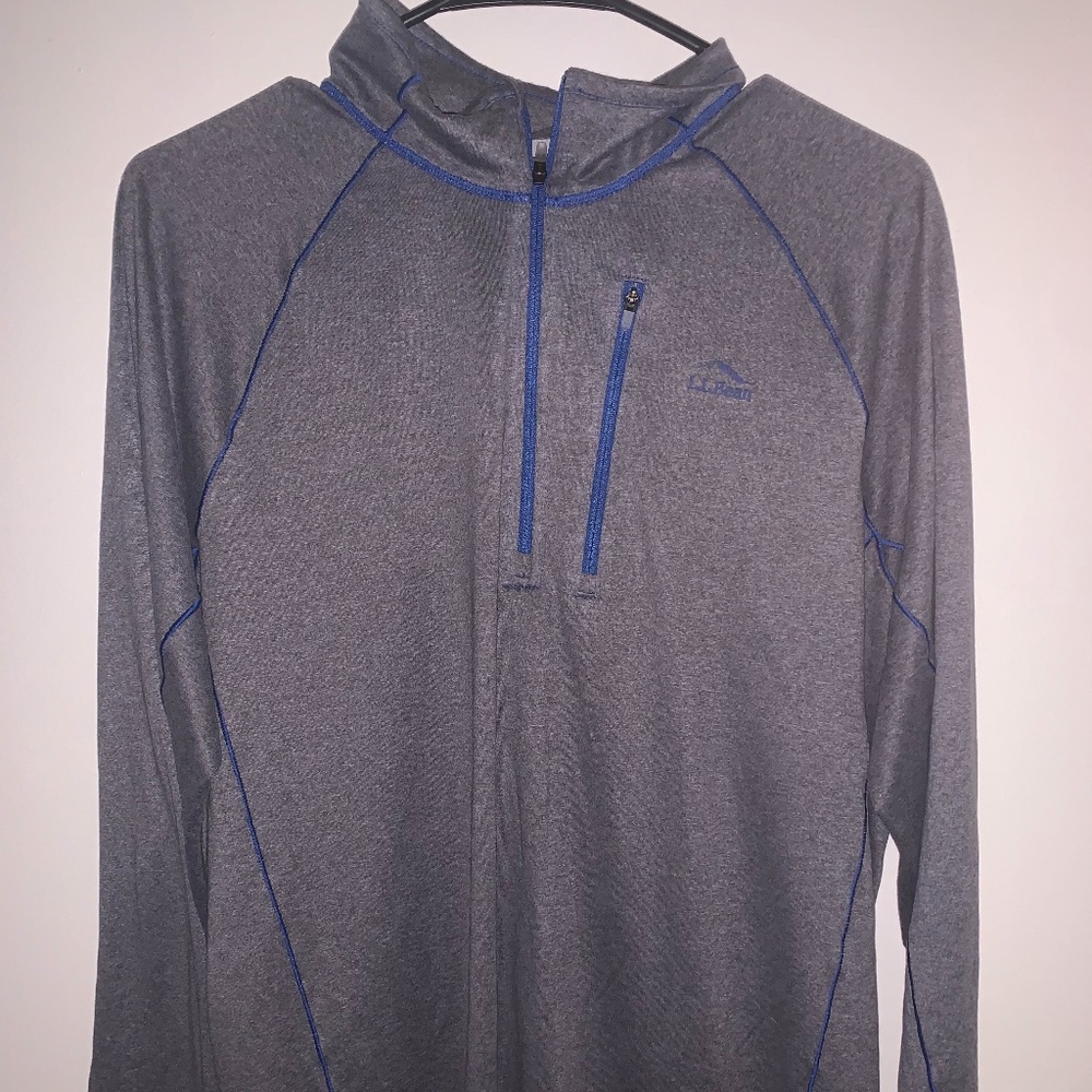 Men's Bean's Quick Dry Trail Tee 1/4 Zip